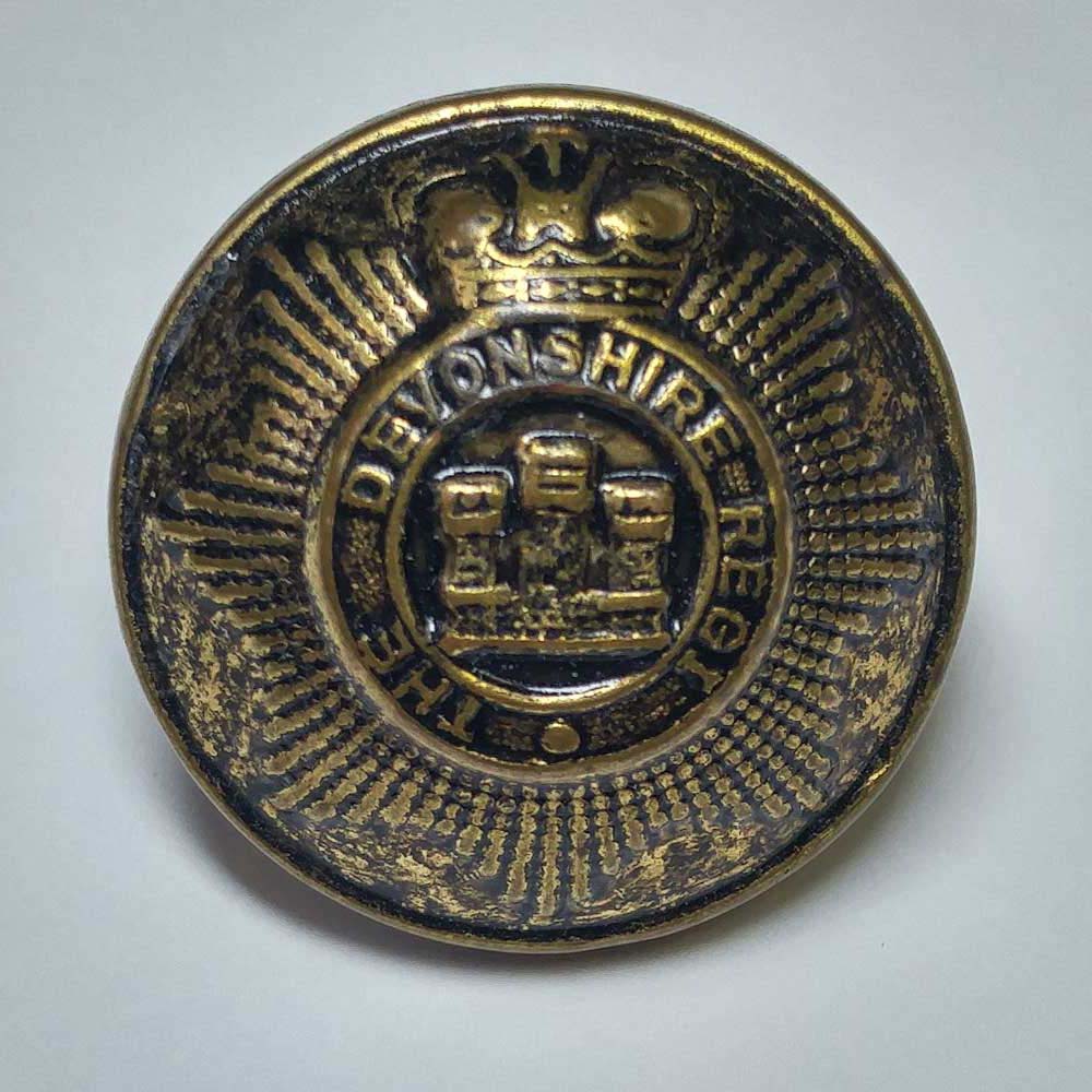 The Devonshire Regiment, Brass, (19mm, 3/4")