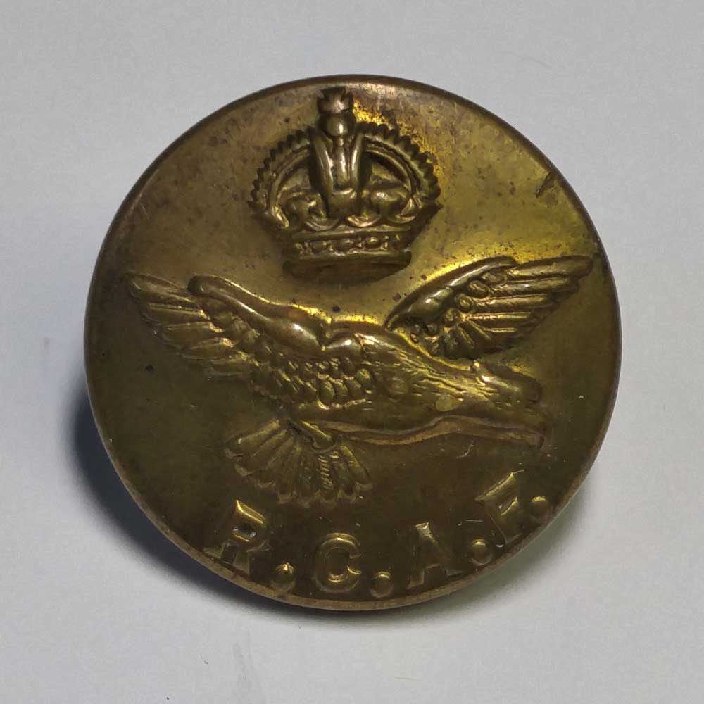 Royal Canadian Air Force, Brass, 15/16" - Click Image to Close