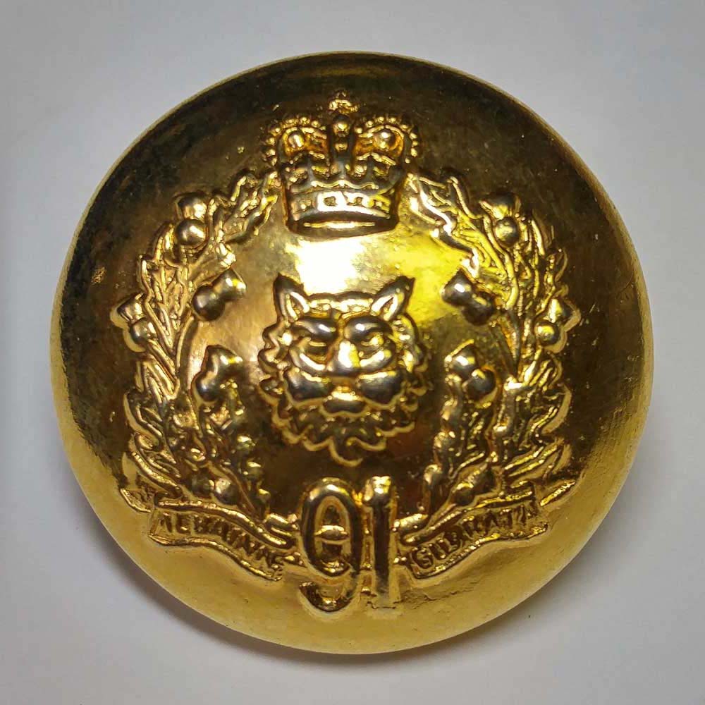 Argyll & Sutherland Highlndr of Can, 91st, Brass, (14mm, 11/16") - Click Image to Close