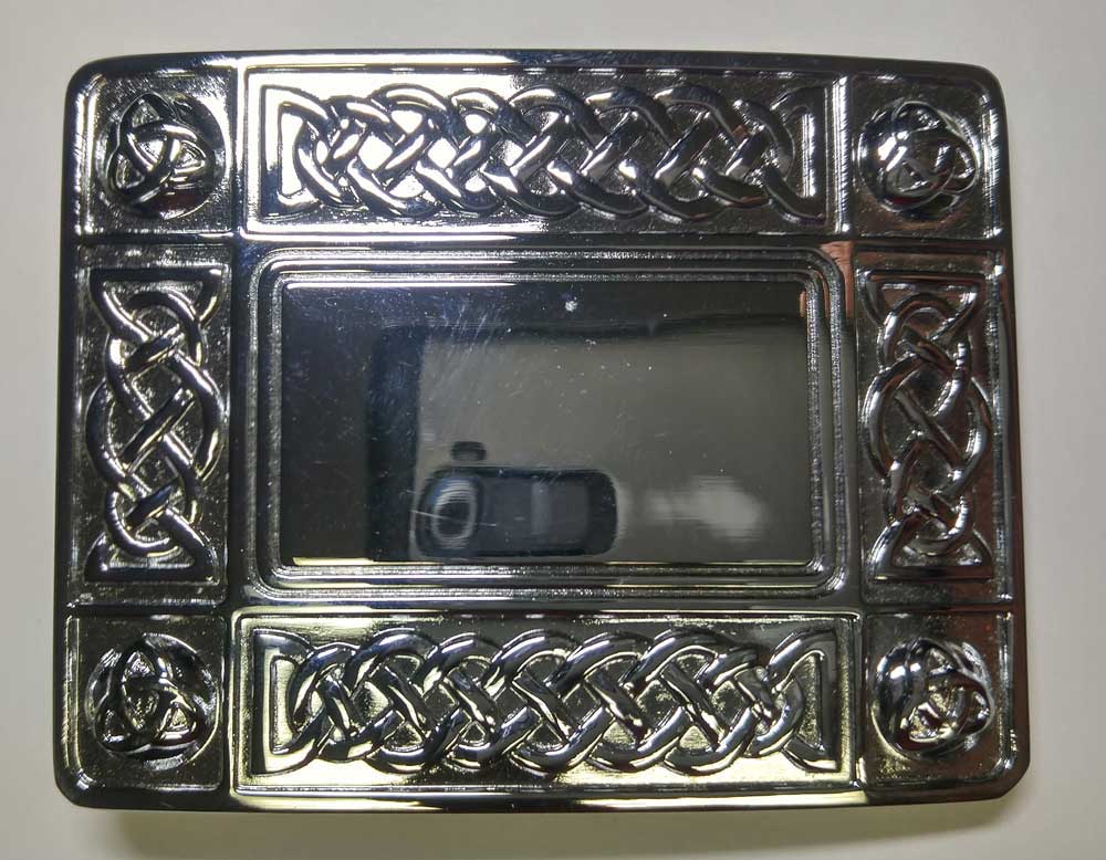 Highland Buckle: Celtic, Sgian Dubh Company, 2-1/4" - Click Image to Close