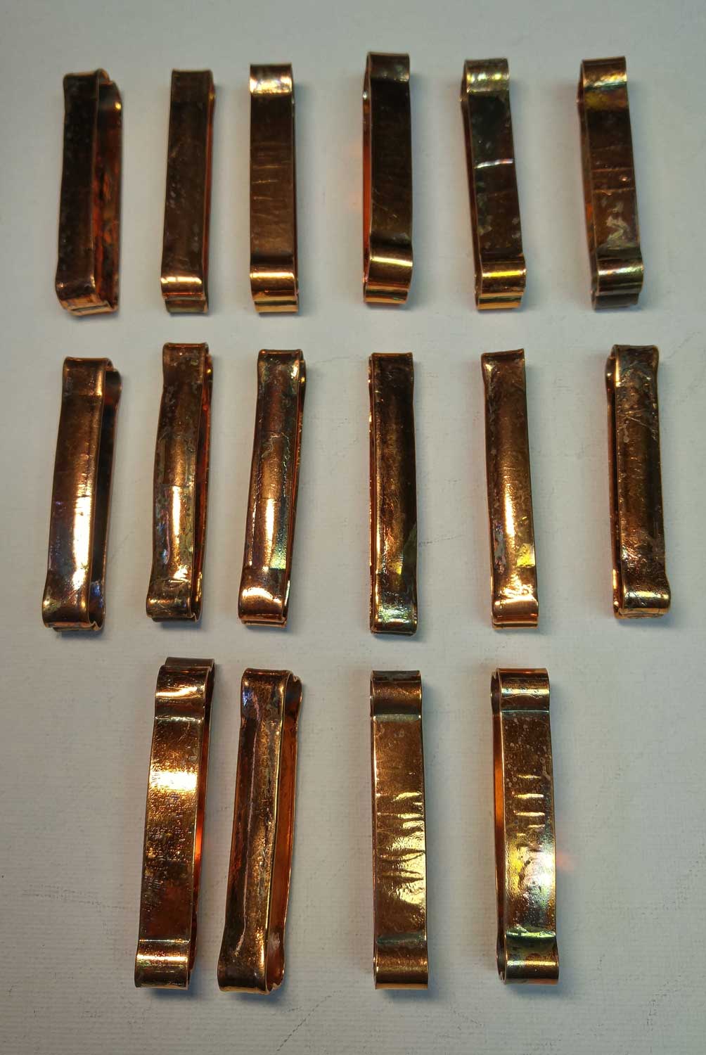 Brass Belt Keeper, 57mm (2-1/4") (used)