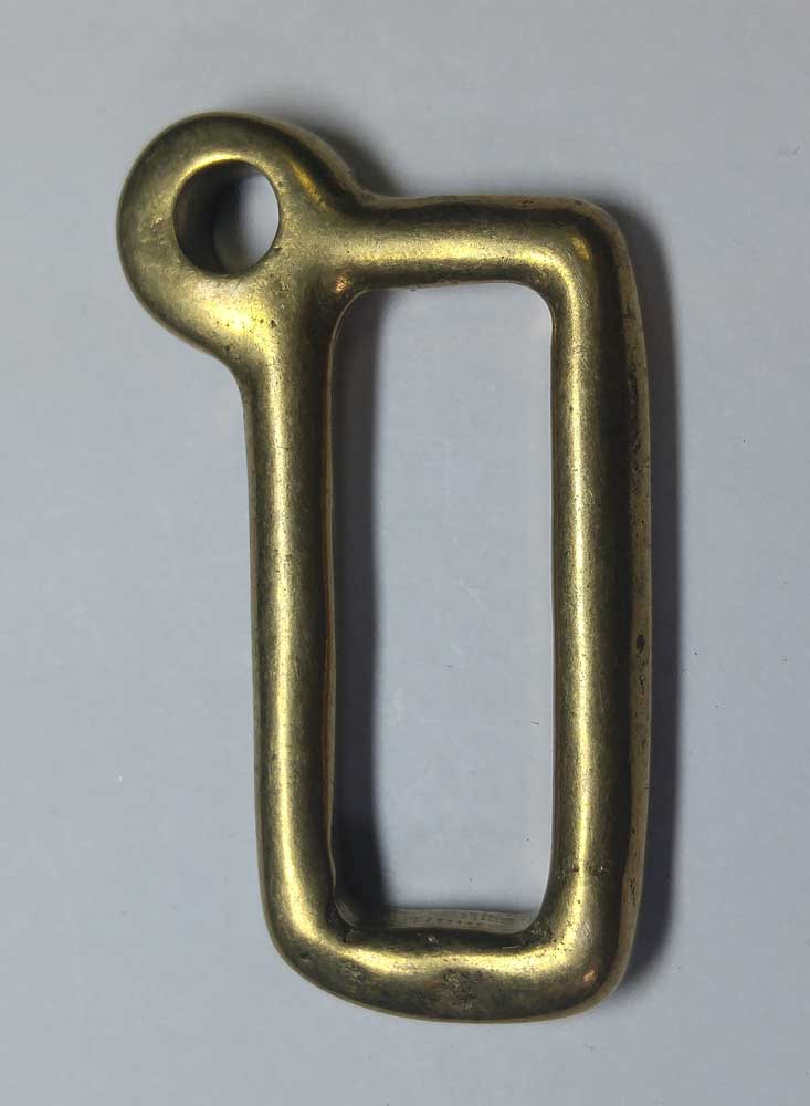 Loop: Sword Sling, Front, Brass, 1"