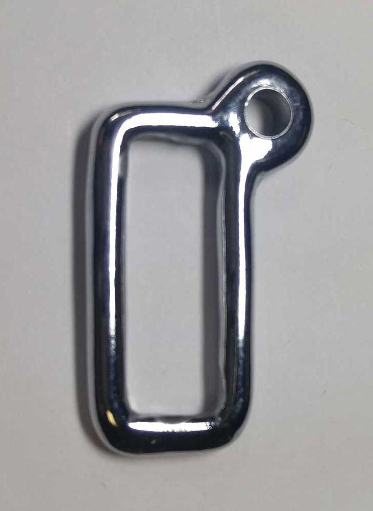 Loop: Sword Sling, Front, Nickel, 1" - Click Image to Close