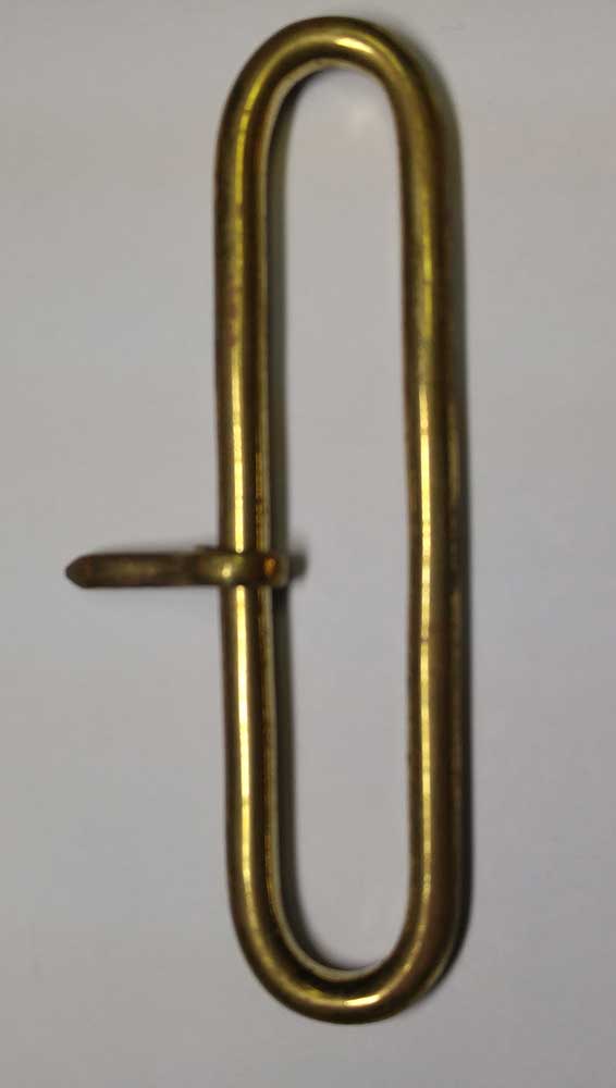 Belt Loop, Gold, 3" - Click Image to Close