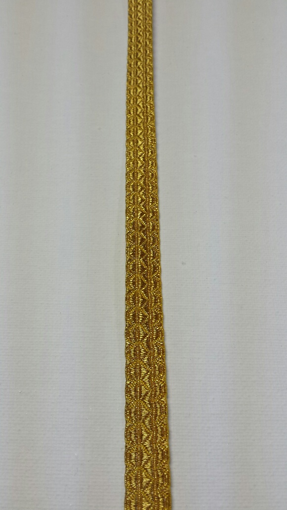 Artillery Pattern, Gold, 13mm (1/2") - Click Image to Close