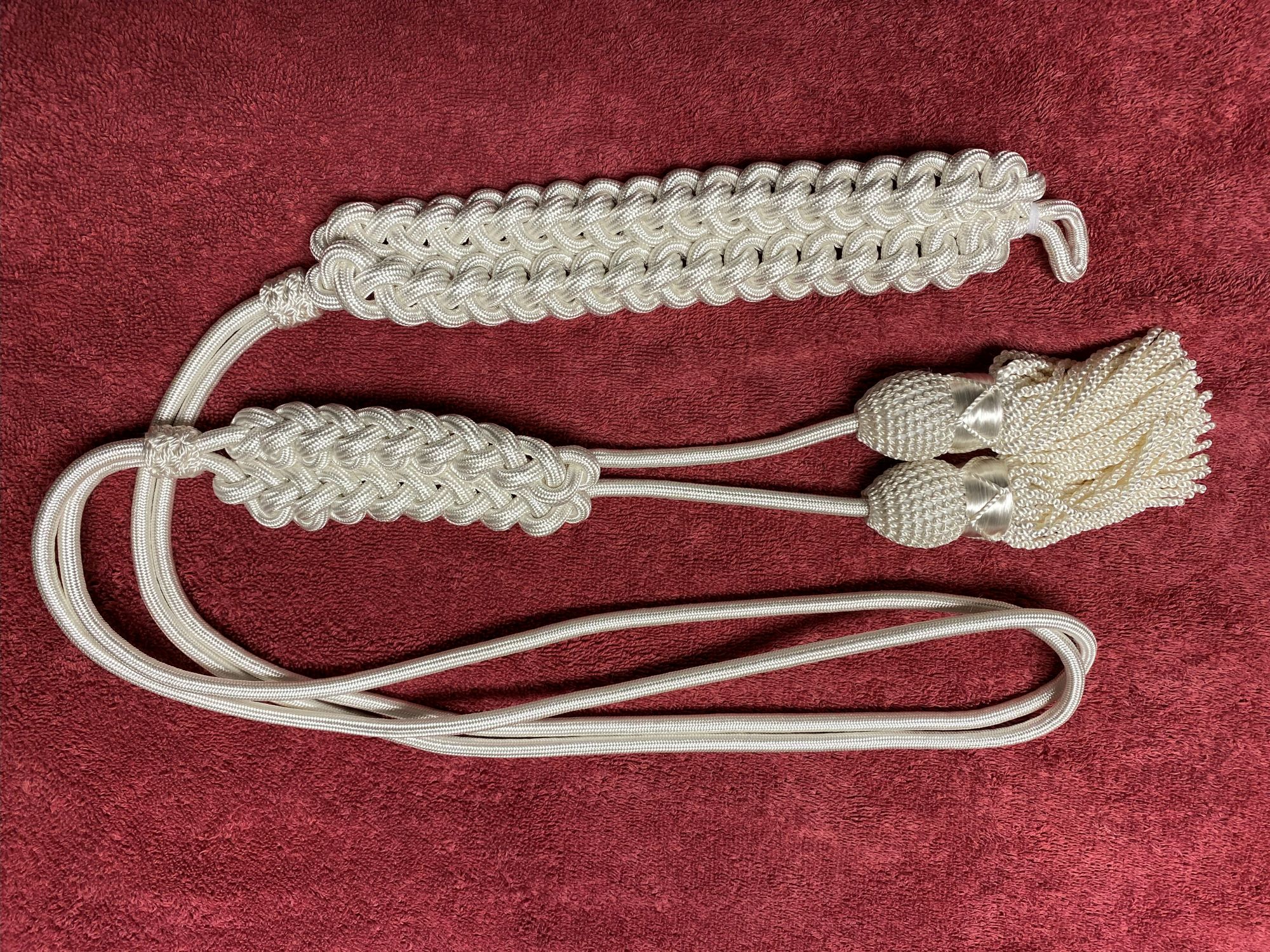 (image for) Drum Major's Dress Cords, Regulation Pattern - White