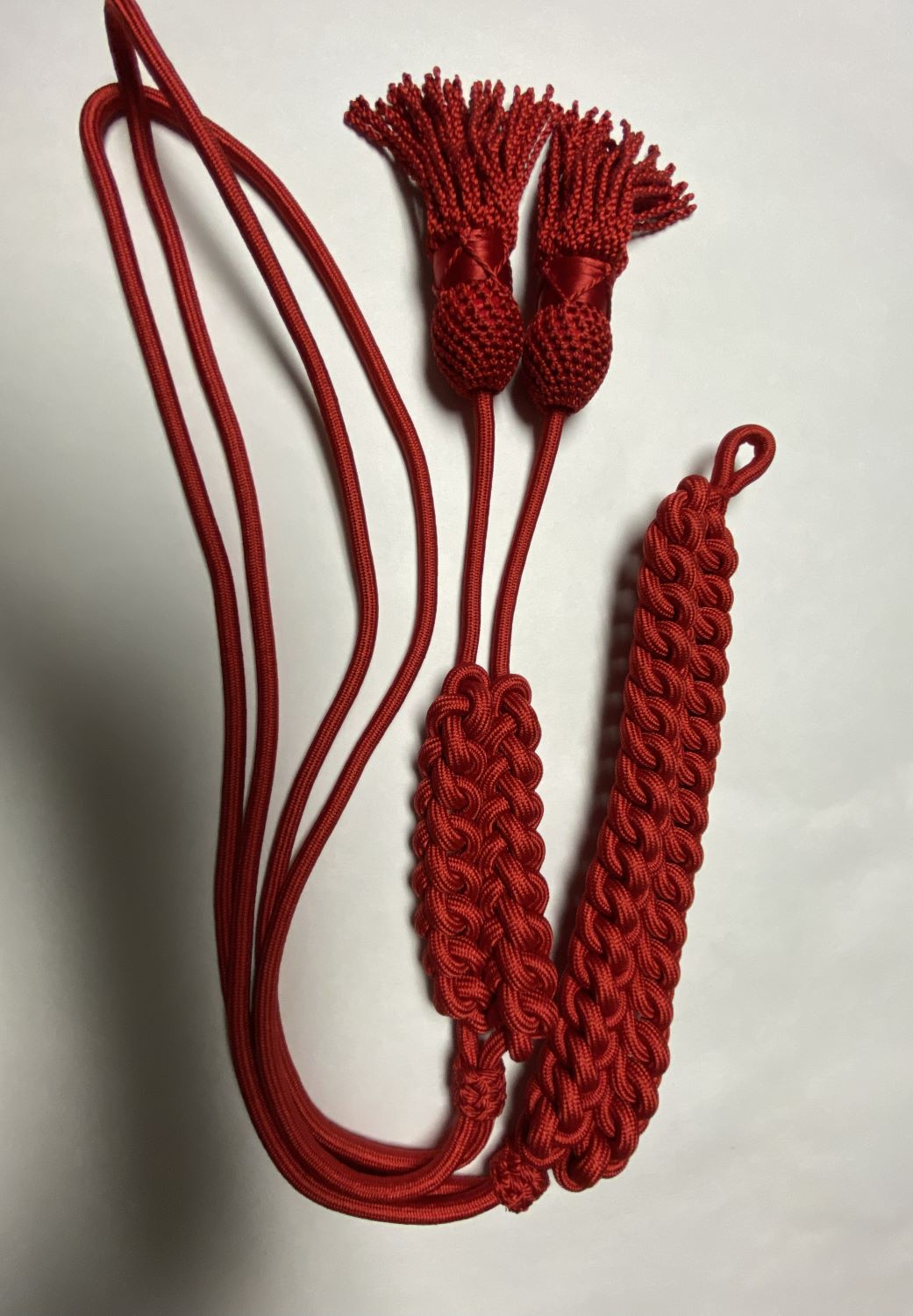 (image for) Drum Major's Dress Cords, Regulation Pattern - Red
