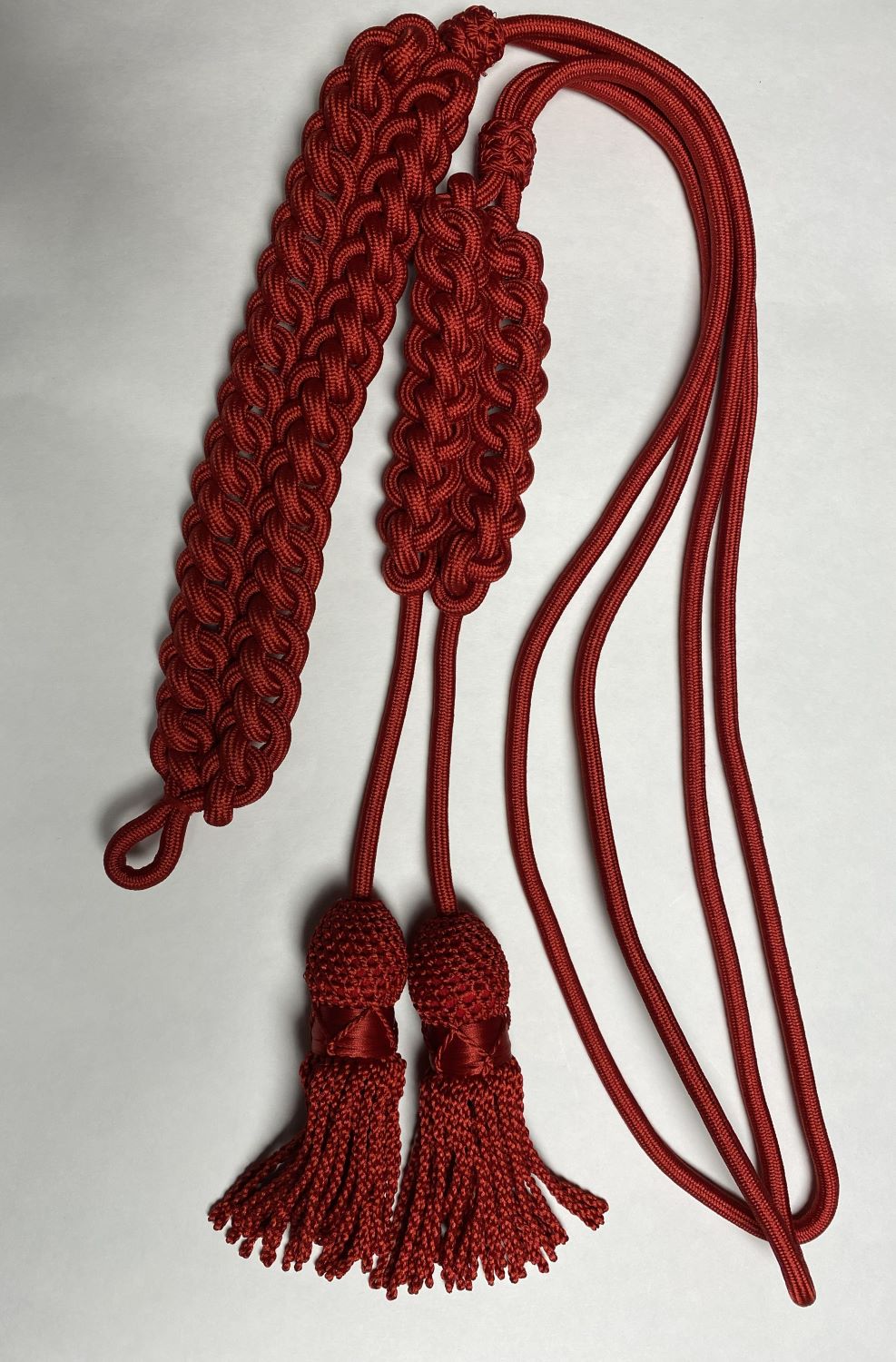 Modal Additional Images for Drum Major's Dress Cords, Regulation Pattern - Red