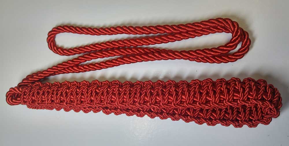 Shoulder Cord, Red - Click Image to Close