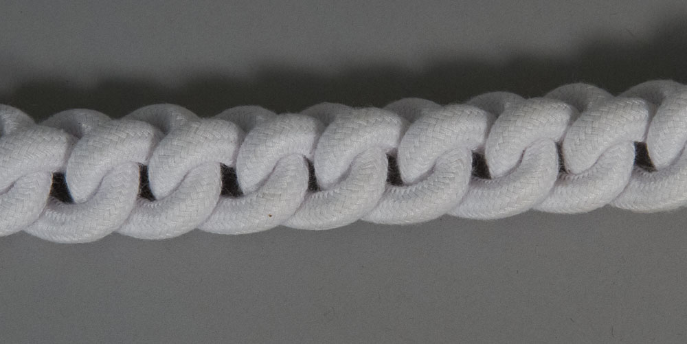Drag Rope: Drum, White - Click Image to Close