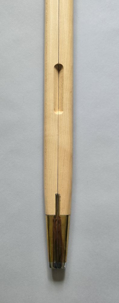 CAF Pace Stick, Natural Finish with Brass Fittings, 37"