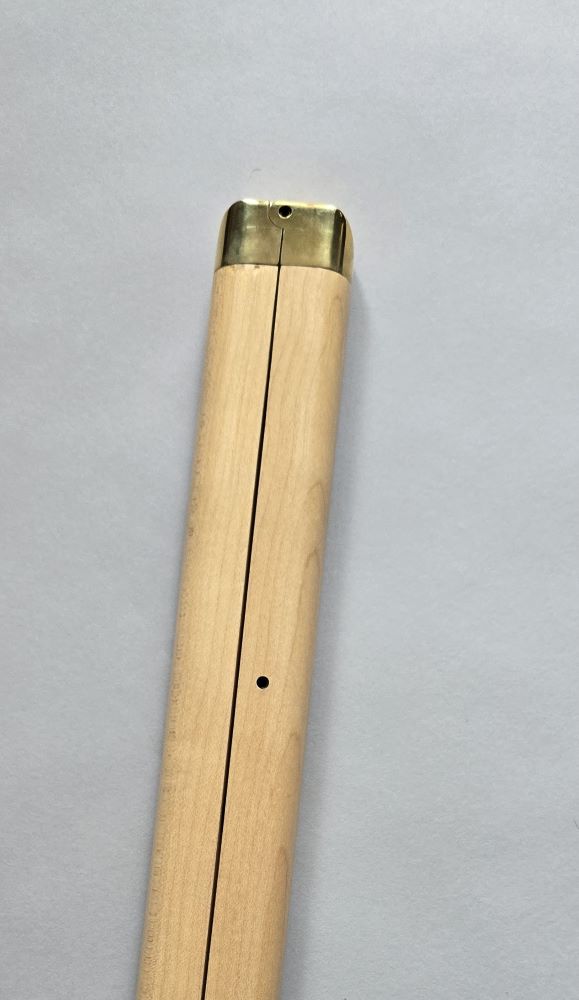 CAF Pace Stick, Natural Finish with Brass Fittings, 37"