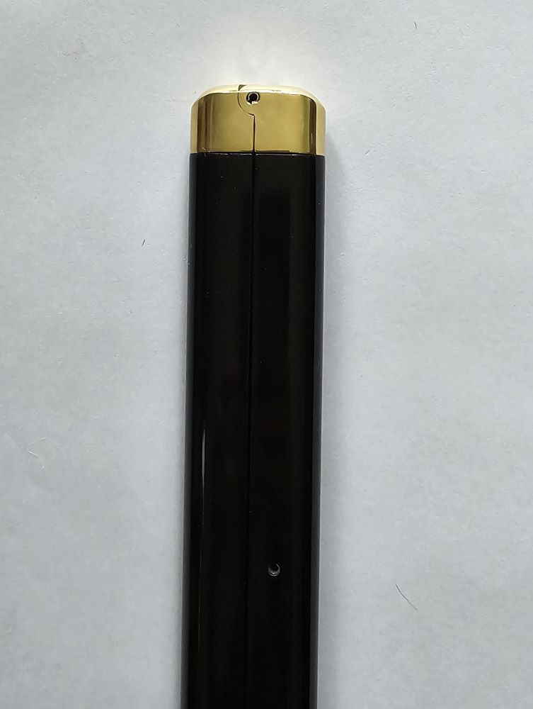 CAF Pace Stick, Black Finish with Brass Fittings, 37"