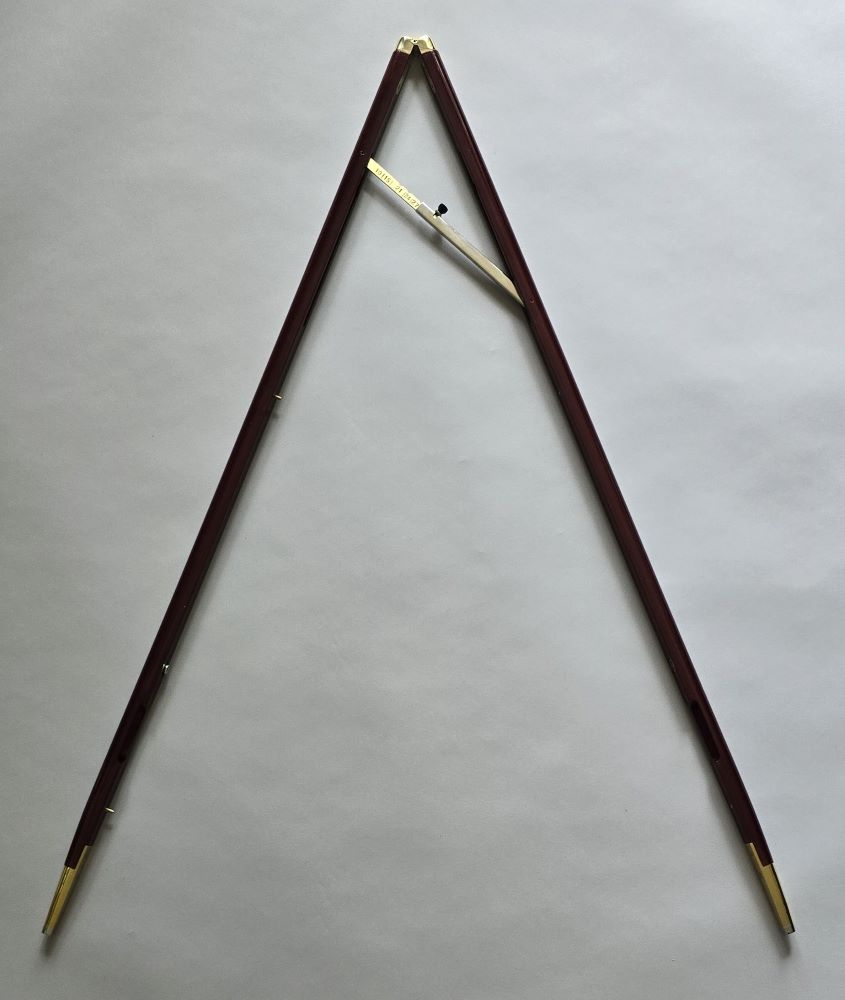 (image for) CAF Pace Stick, Rosewood Finish with Brass Fittings, 37"