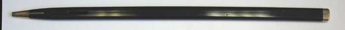 CAF Pace Stick, Black Finish with Nickel Fittings, 39"