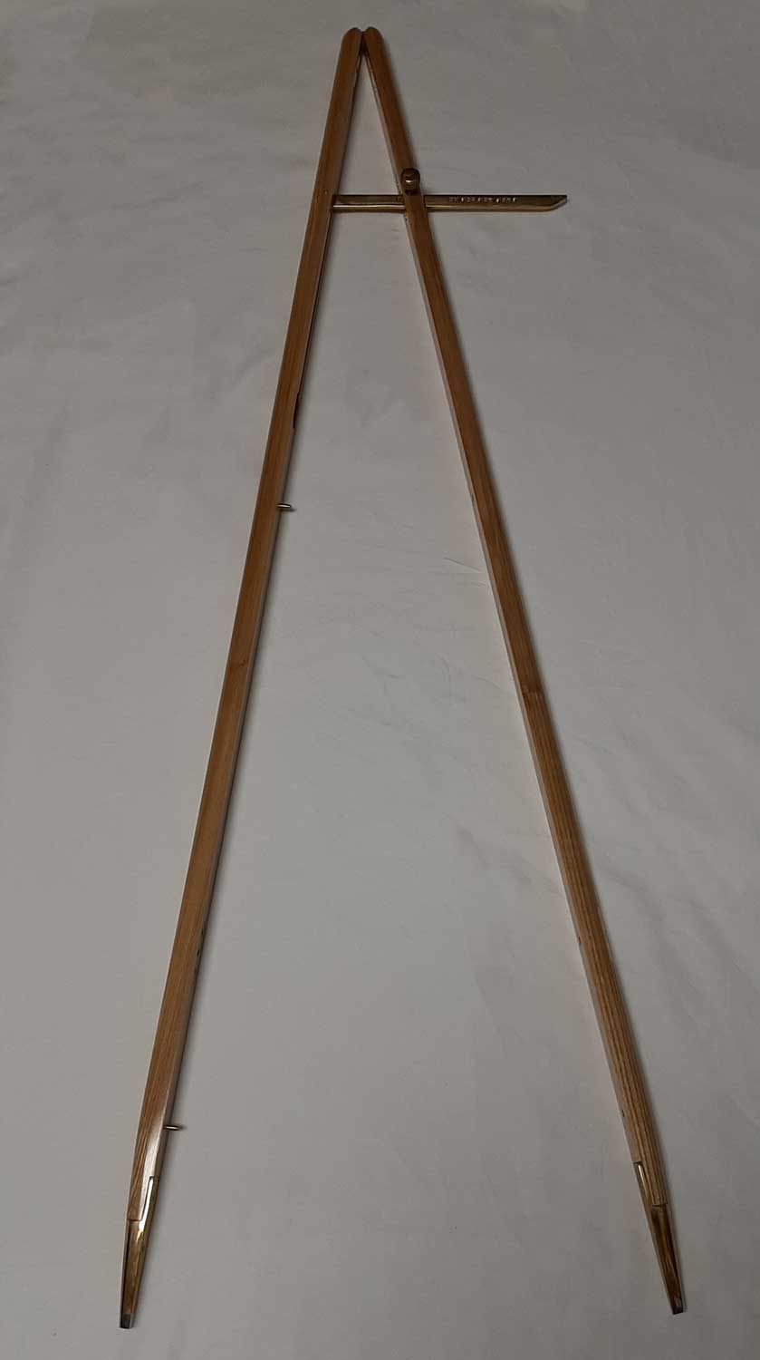 Pace Stick, British Traditional, 37" Nat Finish w/Brass Fittings