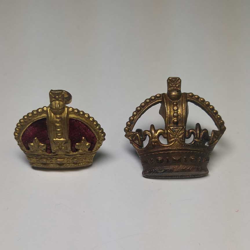Crowns: Officers (Older Style) - Click Image to Close