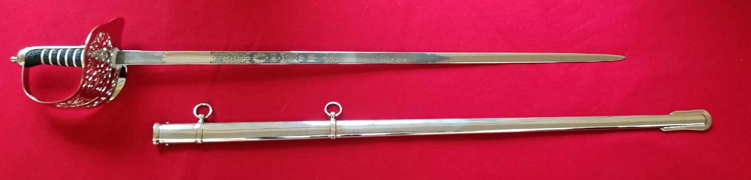 1897 British Infantry Officer's Sword - Click Image to Close