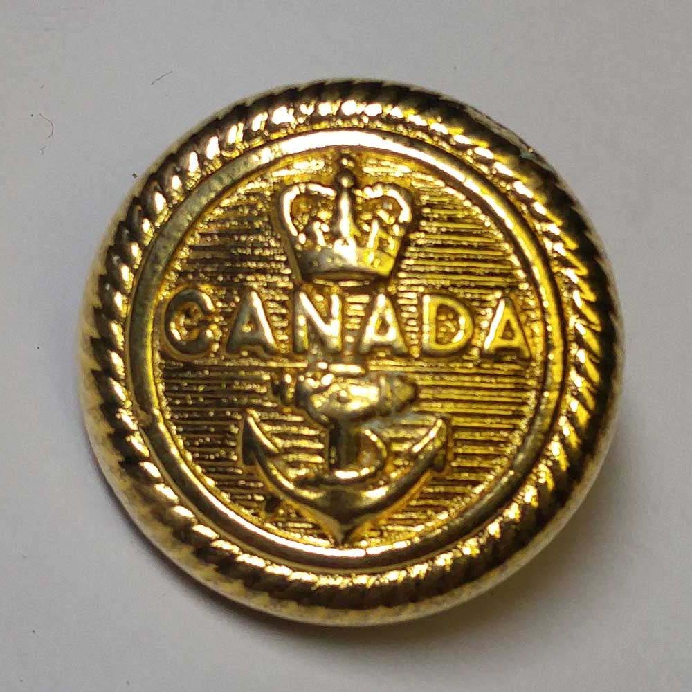 Canada, Naval, Gold (19mm, 10/16") - Click Image to Close