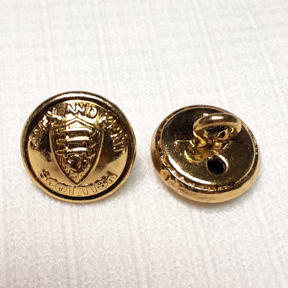 Essex & Kent Scottish, Brass, Gold Plated, 1.9mm (3/4") - Click Image to Close