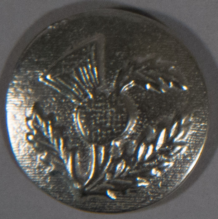 Thistle, Pewter, 25mm (1") - Click Image to Close