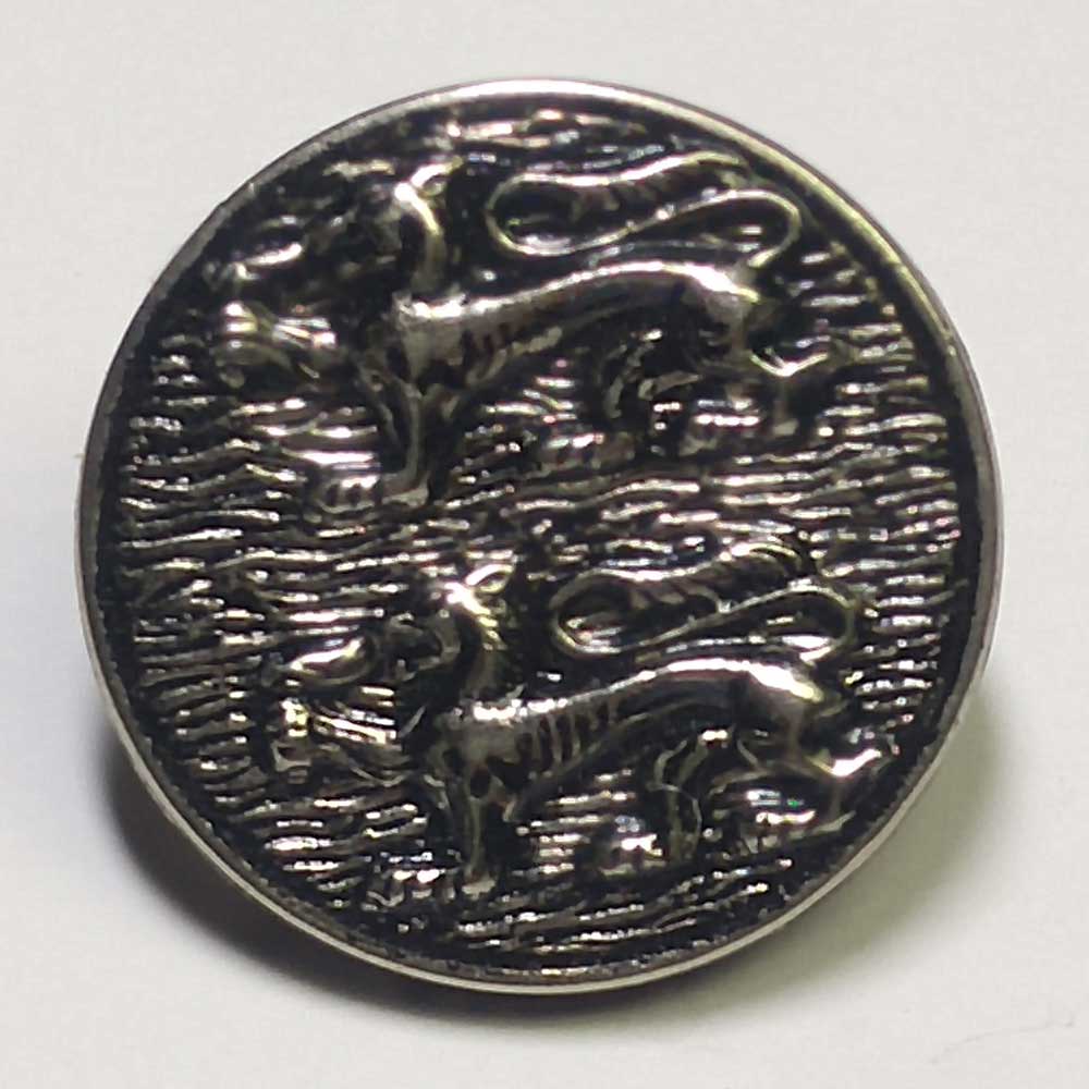 Double Lion, Metal, 5/8" - Click Image to Close