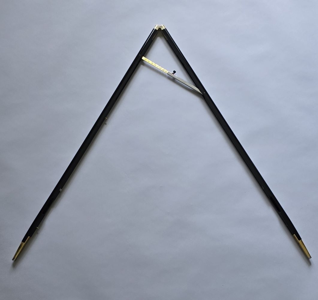 (image for) CAF Pace Stick, Black Finish with Nickel Fittings, 39"