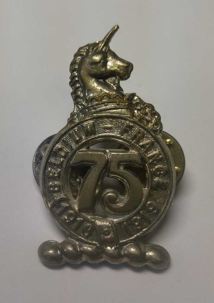 Badge - Right Hand Collar - Toronto Scottish Regiment - Click Image to Close