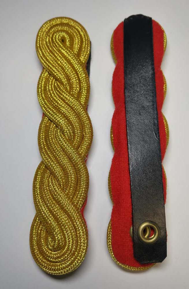 Shoulder Twist, Gold, CAF, Red, 150mm (5-7/8") - Click Image to Close