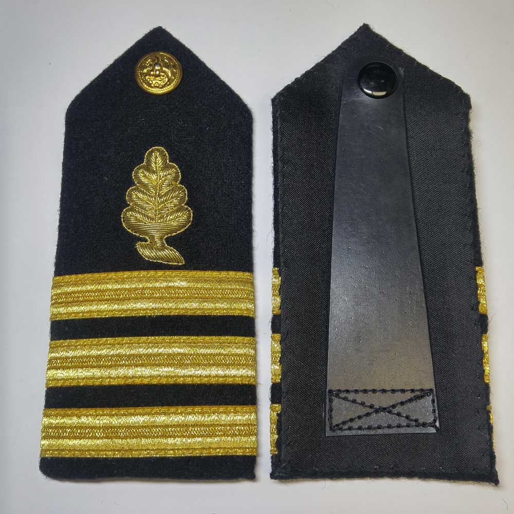 Shoulder Board, Navy, Medical Corp (Hard), 5.5" - Click Image to Close